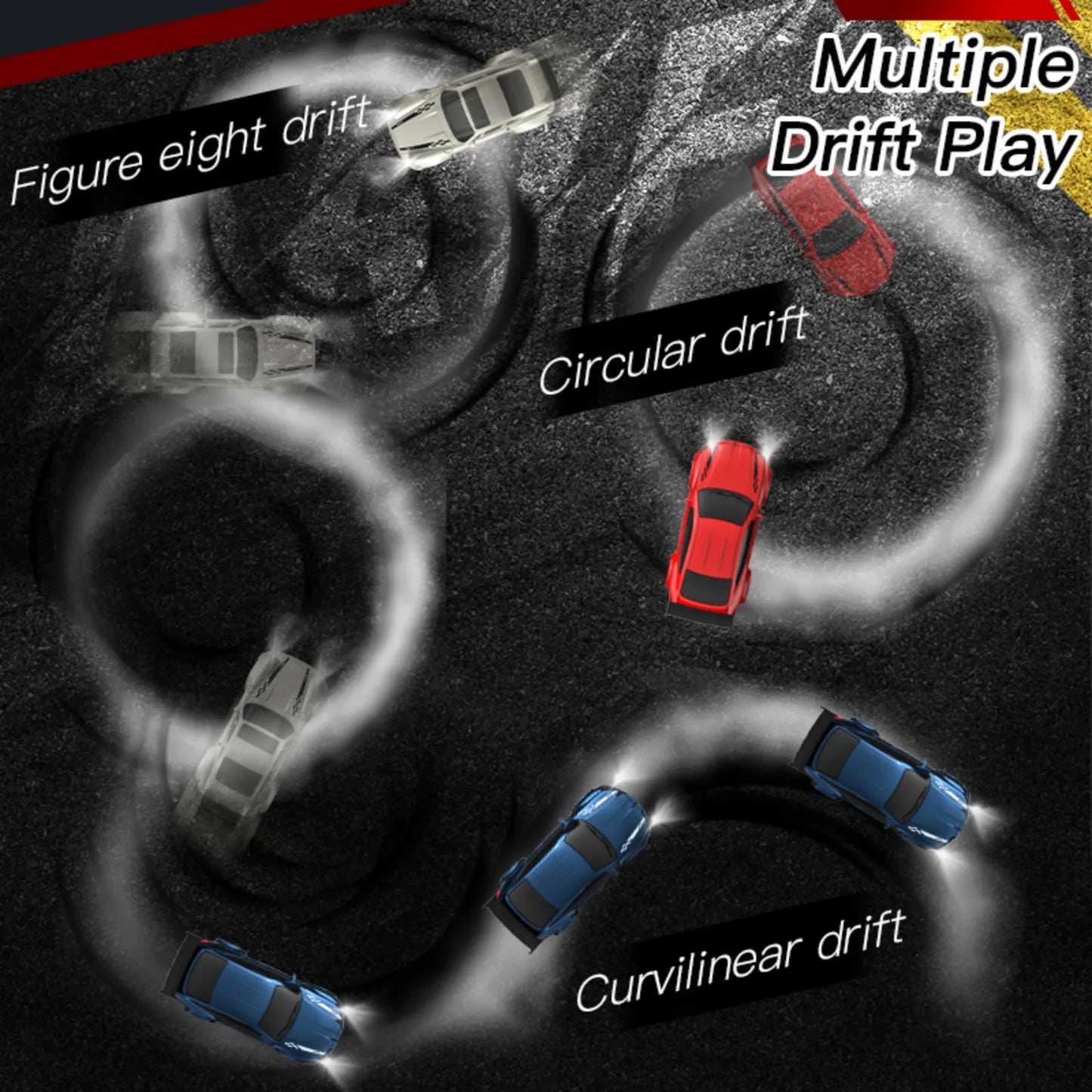 KF20 1:64 Mini RC Drift Car – 2.4GHz High-Speed 4WD Electric Racing Toy