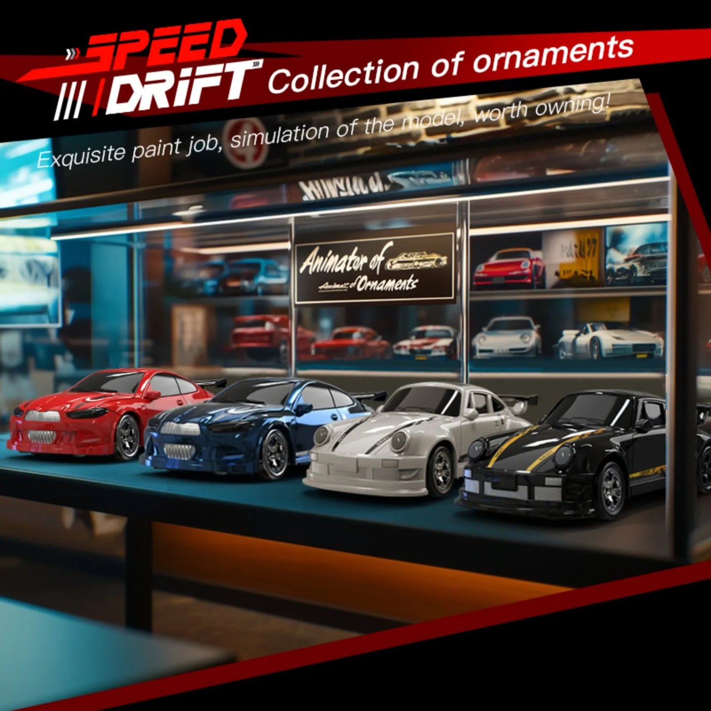 KF20 1:64 Mini RC Drift Car – 2.4GHz High-Speed 4WD Electric Racing Toy
