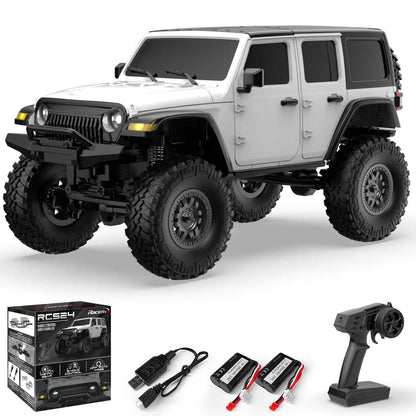 RCS24 off Road 1/24 Rock Crawlers with LED 4WD White