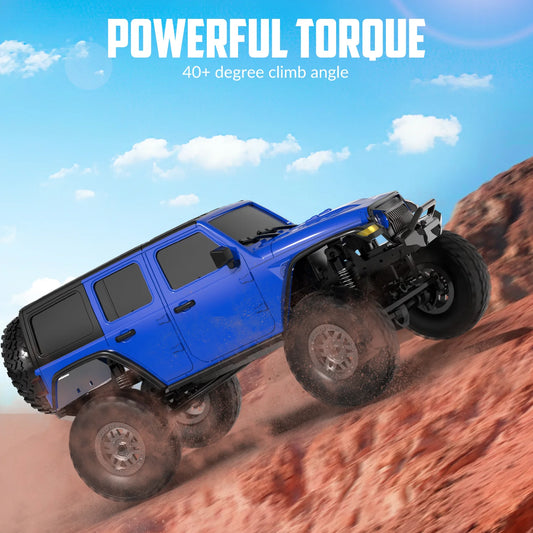 RCS24 off Road Crawlers 1/24 All Terrain 4WD Monster Truck Blue