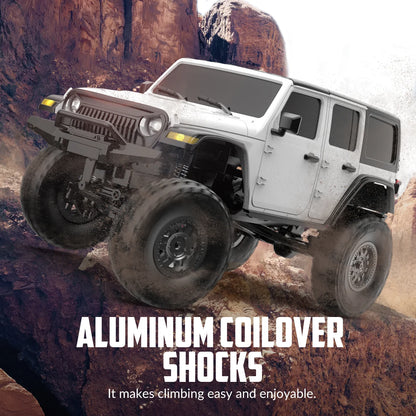 RCS24 off Road 1/24 Rock Crawlers with LED 4WD White