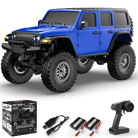 RCS24 off Road Crawlers 1/24 All Terrain 4WD Monster Truck Blue