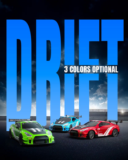 1:20 RC Drift Car 4WD, 2 Batteries, Dual Motor RED