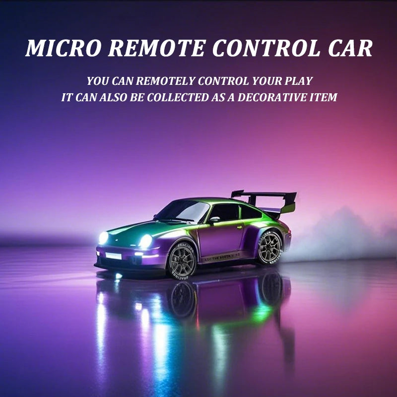 Gradient Purple 1:24 High-Speed Waterproof RC Drift Car – 2.4GHz Proportional Racing Toy