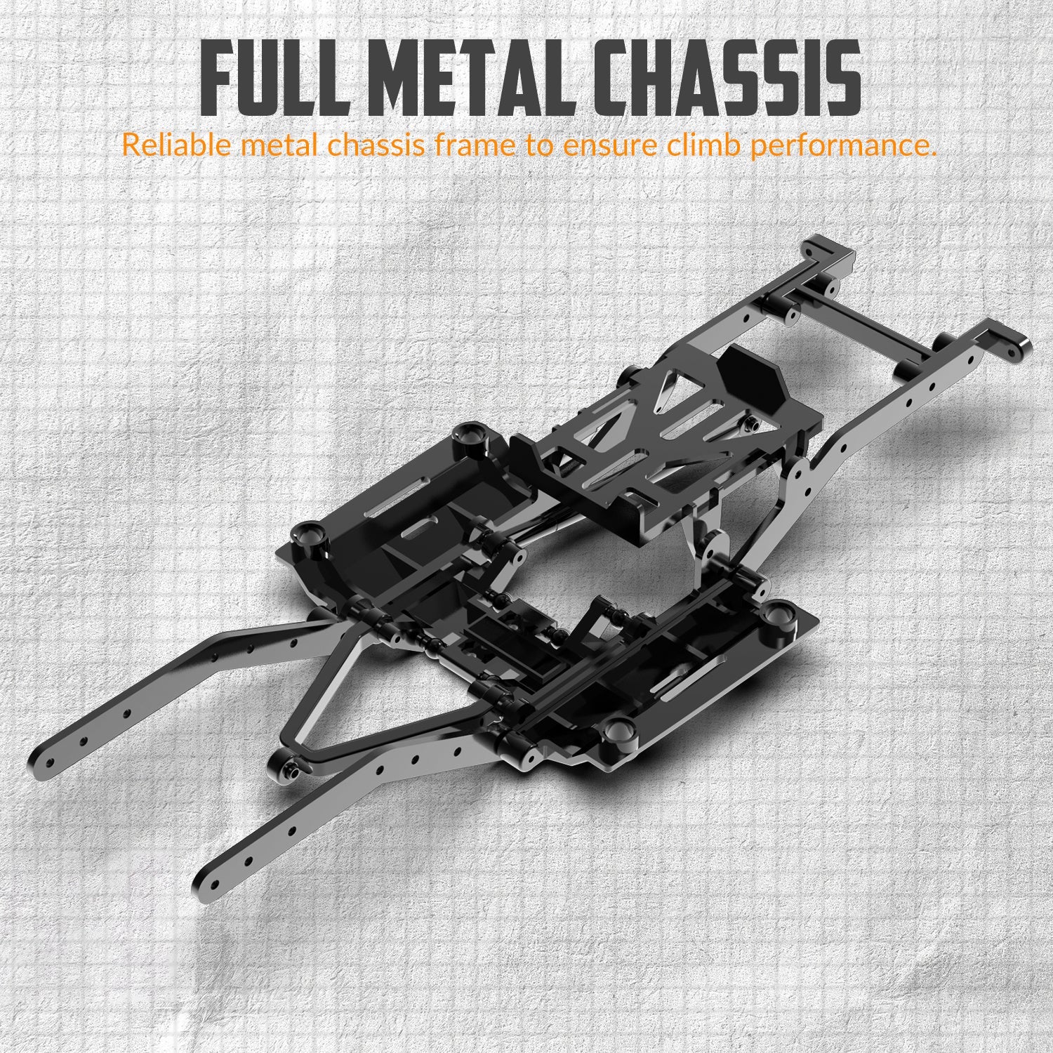 RCS24 off Road 1/24 Rock Crawlers with LED 4WD White
